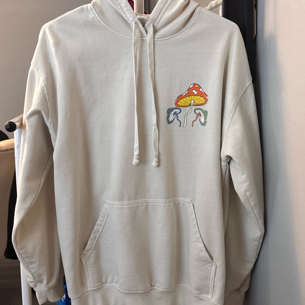Full Tilt Cream Hoodie with Graphic